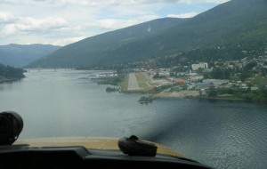 The return to Nelson – the approach to landing.